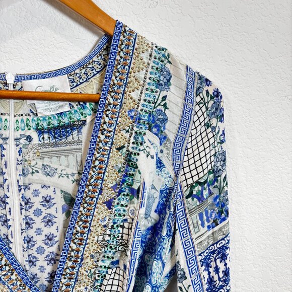 Camilla Low V-Neck Playsuit Salvador Summer Medium - Picture 6 of 7